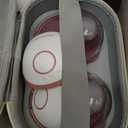 Momcozy Breast Pump Hands Free Mobile Style | M6, Wearable Breastfeeding Pump Ideal Rhythm for More Milk, Double Fit Flange More Fit & Discreet with 3 Modes & 9 Levels, 24mm - 2 Pack Quill Gray