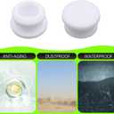 4 x Silicone Hole Plugs, 5.5mm Diameter Snap-in Locking Plugs, Round Hole Covers, Elastic Waterproof Plugs for Bathtub JetsAutomotive & PlumbingWhite30 Pack