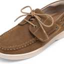 DREAM PAIRS Boys Dress Shoes Boat Shoes Slip on Loafers Casual School Shoes (Toddler/Little Kid/Big Kid) (Camel) Size 4