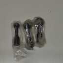 3 Pcs Sphere Rotary Burr Ball Gouge Angle Grinder Attachments Spherical Grinding Head Wood Carving Burrs for Carving Grinding Polishing Engraving Accessories (Black, 5/8-11 Threads, 36, Medium)