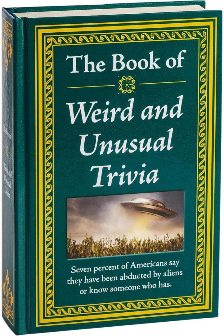 The Book of Weird and Unusual Trivia: Big Book of Bizarre Facts & Stories | Hardcover Gift for Trivia Buffs, Curious Minds, Adults, Dad & Knowledge Seekers,
Hardcover – December 1, 2014
