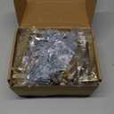 Haidms 30 Pack | 4 Inch Gold Cabinet Handles Brushed Gold Drawer Pulls Stainless Steel Cabinet Hardware Square Bar Modern Cabinet Handles for Kitchen Bathroom Cupboard