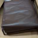 Ektorp 3 Seat Sofa Cover Replacement is Custom Made Slipcover for IKEA Ektorp Sofa Cover (New Brown PU Leather)