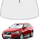 Proadsy 2026 Upgrade Front Windshield Sun Shade Foldable Sunshade Protector Sun Visor Custom Fit 2010-2017 Volvo XC60 SUV Accessories