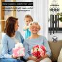 Butterfly Wind Chimes for Outside,Sympathy Garden Decor Gifts for Women Mom and Grandma,Christmas Windchime in Loving Memory Outdoor Decoration for Yard, Patio, Porch, Lawn, LandscapeHalloween