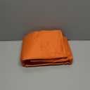 Amazon Basics Kid's Soft Easy-Wash Lightweight Microfiber 3-Piece Sheet Set, Toddler, Bright Orange, Solid