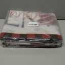 LHLJOYU Merry Christmas Kitchen Mats Set of 2, Red Buffalo Plaid Xmas Trees Winter Decor Low-Profile Non-Slip with Rubber Backing Kitchen Rugs for Floor (Red and Black, 19.7"x31.5"+19.7"x47.3")