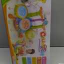 Kid Drum Set for Toddlers 1-3, Baby Drum Set with Microphone Light Up, Toddler Drums Toys for 1 2 3 Year Old Birthday Gift for Boy Girl