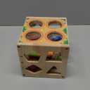 Coogam Wooden Montessori Toys for Toddlers, Shape Sorting Cube Fine Motor Skills Game for Year Old 18 Month+ Baby Boys Girls Gift