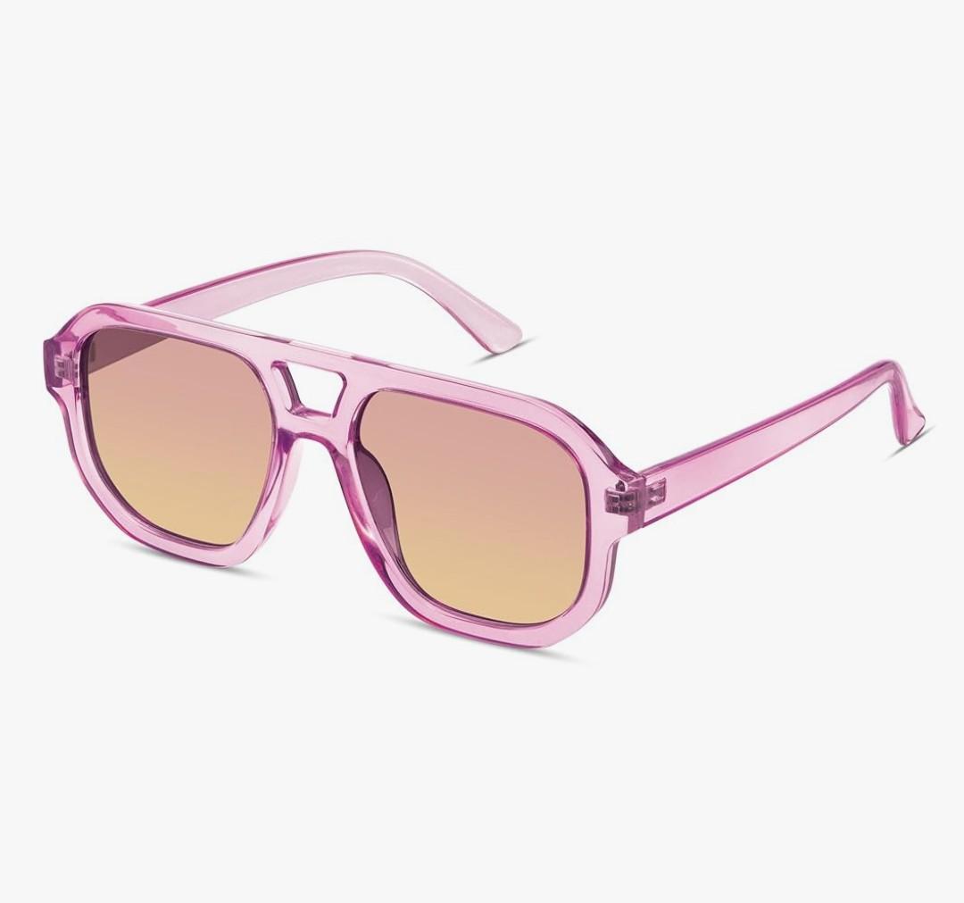 livho Trendy Polarized Square Aviator Sunglasses Women Men Square Eyewear Frame, Retro Sun Glasses for Women Men 2025 Shades