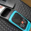 VIVURN-018 Under Desk Elliptical 12 Speed 5 Modes Mini Motorized Leg Exerciser While Sitting for Seniors As Seen on TV with Non-Slip Mat Quiet & Portable Electric Pedal Exerciser for Home and Office (Blue)