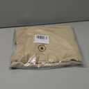 SELINK Womens Mardi Gras Sweatshirt Oversized Crewneck Sequin Long Sleeve Casual Pullover Tops Khaki-M