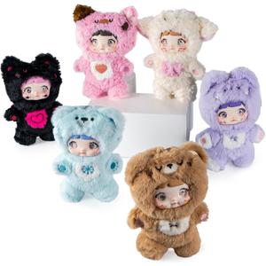 Nommi Loveliness Never Ends Series Plush Blind Box 1PC (1 of 7 Possible Styles) Cute Figures Collectible Toys Birthday Gifts