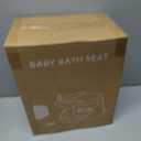 Baby Bath Seat for Babies 6 Months & Up - Bathtub Seats for Babies Sitting Up with Rinse Cup, Non-Slip, Comfortable, Infant Bath Essentials Gray (GREY)