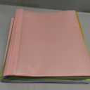 HAUTOCO 30 Pack Report Covers with 3 Prong Fasteners 10 Colors Clear Front Plastic Folders Letter Size, Presentation Folder for Resumes Proposals and School Use, 100 Sheet Capacity