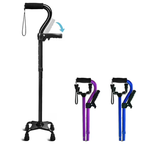 KingPavonini Walking Cane for Elderly Adults - Large Mobility Assistant Bar Support Up to 300lbs