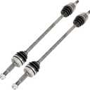 SCITOO Rear Left Right Cv Axle Shaft Assembly Fit 2008-2013 For Nissan Rogue 2014-2015 For Nissan Rogue Select 66-6352 Ncv53020 2Pc