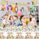 140pcs Woodland Animals Baby Shower Decoration Pack Forest Animal Neutral Gender Reveal Party Supplies Woodland Themed Birthday Party Ideas Set