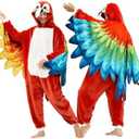 ABPTBAZ Adult Costume Onesie Pajamas Funny Cosplay Halloween Christmas Women Men, Medium