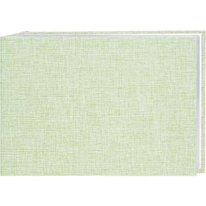 5x7 Photo Album 26 Sleeves Linen Cover Picture Book for Weddings, Baby Showers, Family Memories, Graduations, Green 