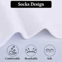 Bride Socks, Bachelorette Gifts for Bride, White Cotton Soft Novelty Wifey Socks, Bridal Shower Gifts, Bachelorette Party Accessories, Engagement, Marriage, Honeymoon Essentials (Blue)