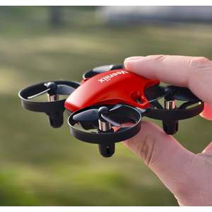 Veeniix V995 Red Mini Drone for Kids and Beginners,Indoor RC Quadcopter Plane with 3D Flips, 360° Rotation, Circle Fly, Auto Hover, Headless Mode, 21Mins 3 Batteries, Gift for Boys and Girls