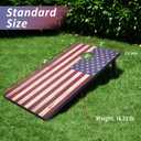 Cornhole Set, Regulation/Tailgate Size Cornhole Boards with 8 Bean Bags and Carrying Case, 4x2/3x2 Corn Hole Outdoor Game Toss Board for Adults Outside Activities