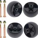 KOOTANS Deck Wheels for Cub Cadet Zero Turn Craftsman MTD 734-04155 Toro 112-0677, 5" Deck Wheel Kit with Bolts and Nuts (4 Pack)