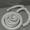 Craft Foam Wreath, Polystyrene Styrofoam Foam Circles Ring, White Foam Wreath for Christmas, Floral Arrangement, Christmas, Wedding, Home Decoration, DIY Arts 9PCS