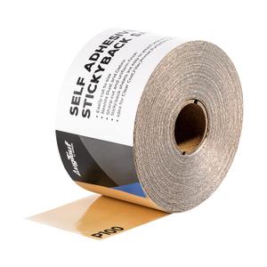 toolant 100 Grit Sandpaper Roll, 2-3/4" Wide 10 Yard Longboard Self Adhesive PSA Stickyback Sand Paper for Woodworking, Metal, Plastic, Automotive, Sanding Blocks