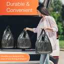 Reli. T-shirt Bags (300 Count) (Black) (11.5" x 6.5" x 21") - Black Plastic Bags (Plain) - Grocery, Shopping, Restaurants