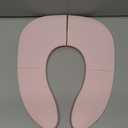 Jool Baby Folding Travel Potty Training Seat for Toddlers, Fits Round & Oval Toilets, Non-Slip Suction Cups, Includes Free Travel Bag (Pink)