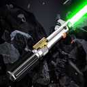 RGB Dueling Lightsaber, Motion Control 39 Sets Sound Effects and 12 Colors Change, Smooth Swing Metal Handle Light Saber for Adults Cosplay Gifts (RGB)