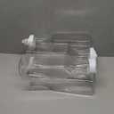 6 Pack Laundry Detergent Dispenser 53 oz Laundry Soap Dispenser with 20 Label Laundry Room Organization for Liquid Powder Bleach Scent Booster Beads