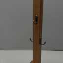 EMASION Rustic Coffee Mug Tree Stand, Solid Wood Holder for 6 Mugs, Space-Saving Kitchen Organizer, Stylish and Sturdy Cup Display Rack, Brown