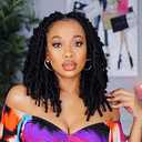 ToyoTress Butterfly Locs Crochet Hair - 12 inch 8 Pcs Light Brown Faux Locs Pcs Pre-twisted Distressed Crochet Braids Pre-looped Synthetic Braiding Hair Extensions (12 Inch,#4-8P)