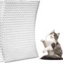 Zipcase 8 Pack Scat Mat for Cats - 13 x 16 Inch Updated Dual Length Cat Deterrent Mat with Narrower & Denser Spikes, More Effective for Indoor & Outdoor Humane Cat Repellent Fence