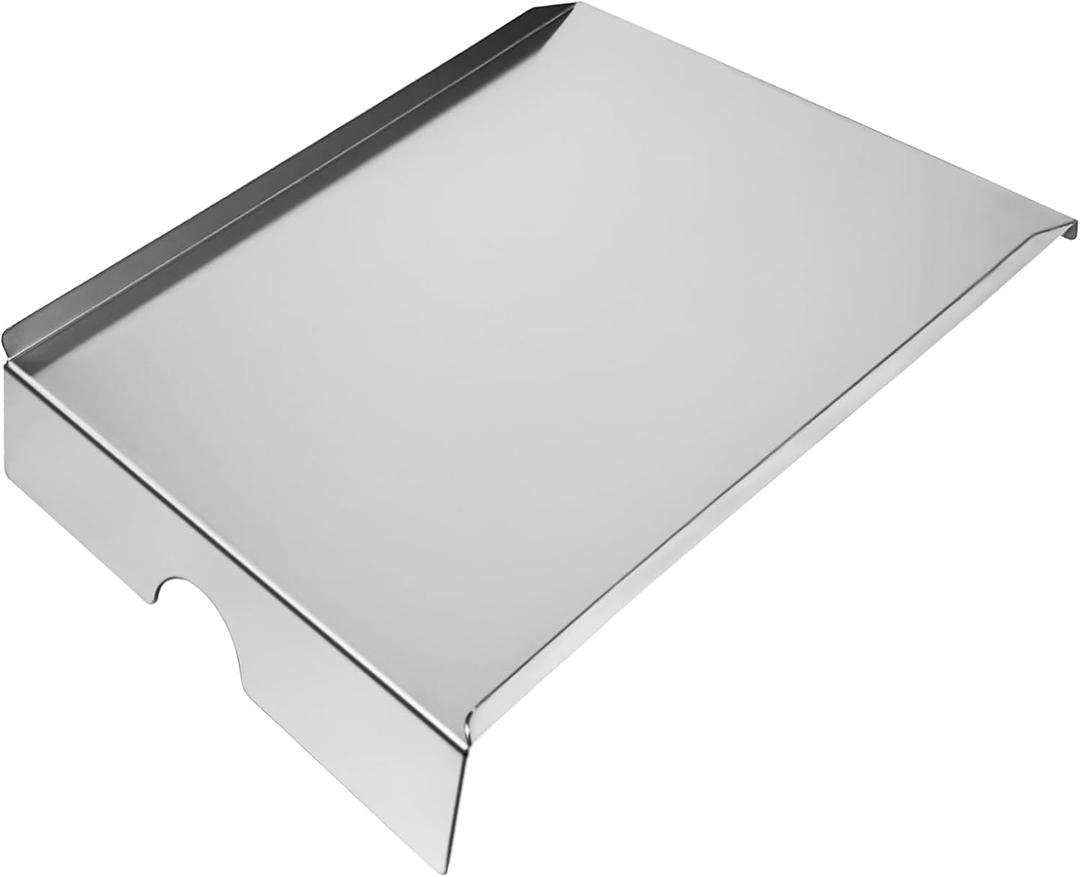 Stainless Steel Drip Tray Heat Baffle Replacement for Traeger BAC012, BCA070, BBQ07C, Pro 22, Pro 575, Newer Lil' Tex, Lil' Tex Elite, Lil' Tex Pellet Smoker Grills Parts  Heat Diffuser for Grills