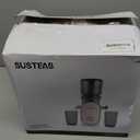 SUSTEAS Cold Press Juicer, 5.3" Feed Chute Slow Masticating Machines with 300W, Fit Whole Fruits & Vegetables, High Juice Yield, Easy to Clean, White
