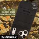 Pelican Protector iPhone 17 Pro Max Case [Compatible with MagSafe] Rugged Magnetic Phone Case with 16ft Military-Grade Drop Protection - Heavy Duty Phone Cover for iPhone 17 Pro Max- Black