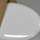 Heated Toilet Seat Elongated with Soft Close, Constant Temperature Warm Toilet Seat, 17.72 x 14.37 Inch, White PP Material, Quiet & Non-Slip with 4 Bumpers, Easy to Install Toilet Seat Warmer.