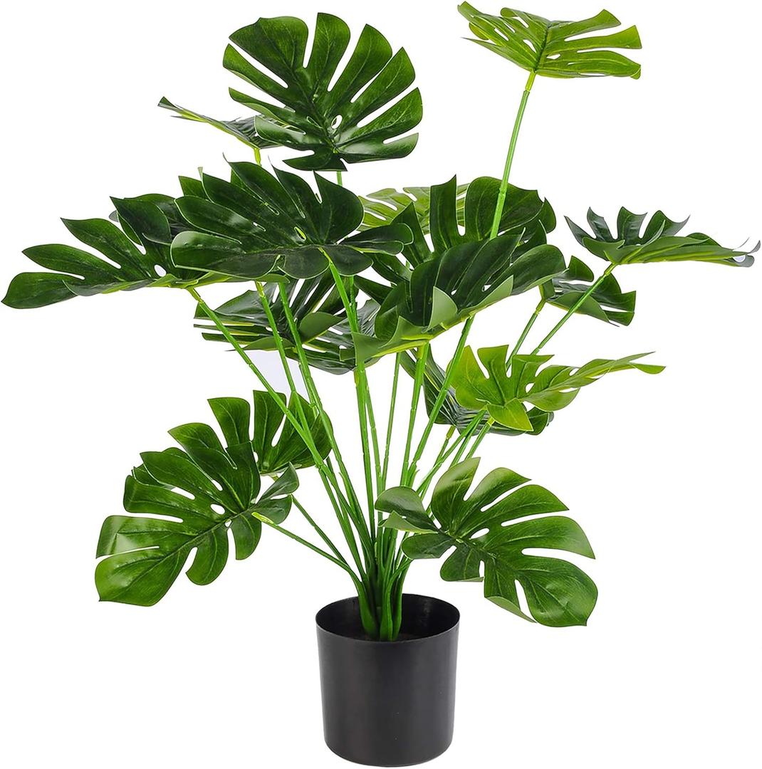 Toopify Fake Plants Large, Artificial Floor Plants Tall for Home Office Living Room Decor Indoor (Coffee)