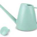 Watering Can for Indoor Plants, Small Watering Cans for House Plant Garden Flower, Long Spout Water Can for Outdoor Watering Plants 1. 8L 1/2 Gallon (Green)
