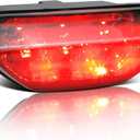 QUASCO Smoked LED Brake Tail Light ATV Motorcycle Taillight Compatible with Honda TRX 250 300 400EX TRX400X 500 700