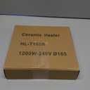 Upgraded W10823711 WB30T10145 DG47-00060A 6.5 in Radiant Element Compatible with GE, Whirlpool, Samsung Furnaces, Replaces 12002141 AP6030329 PS11764915 WP8523698 12002146 8053621 Haliant Element