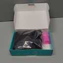 ALXNAN Hair Toppers For Women with Thinning 3D 360°Cover,26Inch Mocha Brown Long Straight Layered Clip In Synthetic hair topper with Bangs