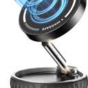 Upgraded 360 Vacuum Magnetic Car Phone Mount, Strong Suction Cup Stand for CarBattery-FreeCell Phone Holders for iPhone 16/15/14/13 Pro Max & Android (Black)