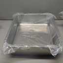 Stainless Steel Cat Litter Box for Big Cats,Large Metal Cat -Easy to Clean,Small Stainless Steel Litter Box(17.5" L x 13.6" W x 4.1" H).