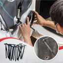 100pcs Nylon Universal Cable Tie Buckle, Heavy Duty Self-Locking Nylon Zip Ties Holder, New Multifunctional Cable Tie Buckle for Car Daily Repair