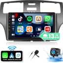 UNITOPSCI Android Car Stereo Radio for Lexus ES 2001-2005 ES250/300/330, 2G+64G,Wireless CarPlay Android Auto, 9 Inch Touch Screen GPS Navigation Bluetooth Mirror Link FM/RDS SWC Backup Camera Mic